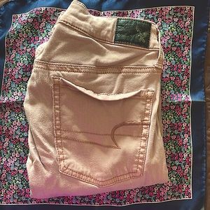 💕American Eagle Jeggings/Pants Light Pink Size 4 Regular💕